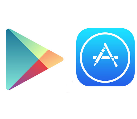 App store and google play